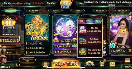 Bao lô Hit Club với tỷ lệ thưởng lên đến 99 lần
