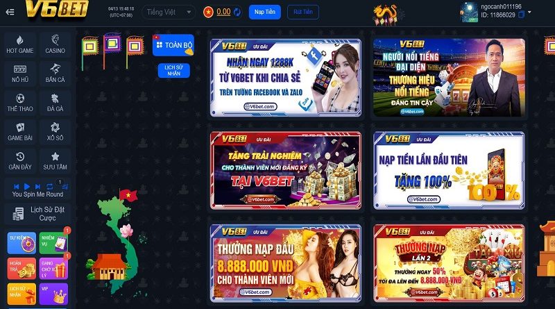 Tổng hợp khuyến mãi V6BET mới nhất dành cho người chơi