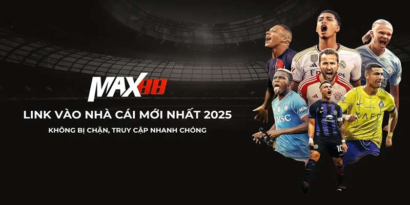 Giao diện trang chủ với link vào Max88 chính thức được cập nhật liên tục.