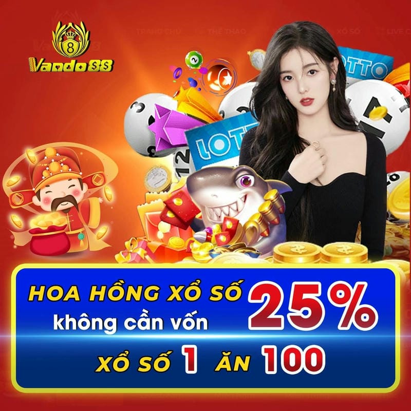 Giao diện website chính thức hỗ trợ nạp rút tiền tại Vando88