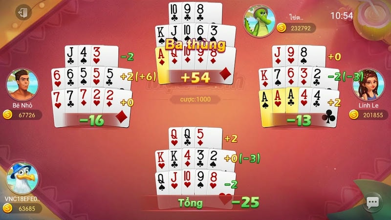  Giao diện Phỏm miền Bắc trên iwin68, dễ chơi, hấp dẫn